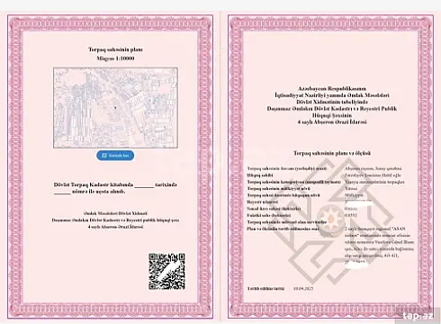 Satılır torpaq sahəsi