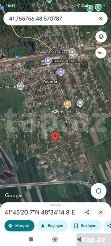 Satılır torpaq sahəsi