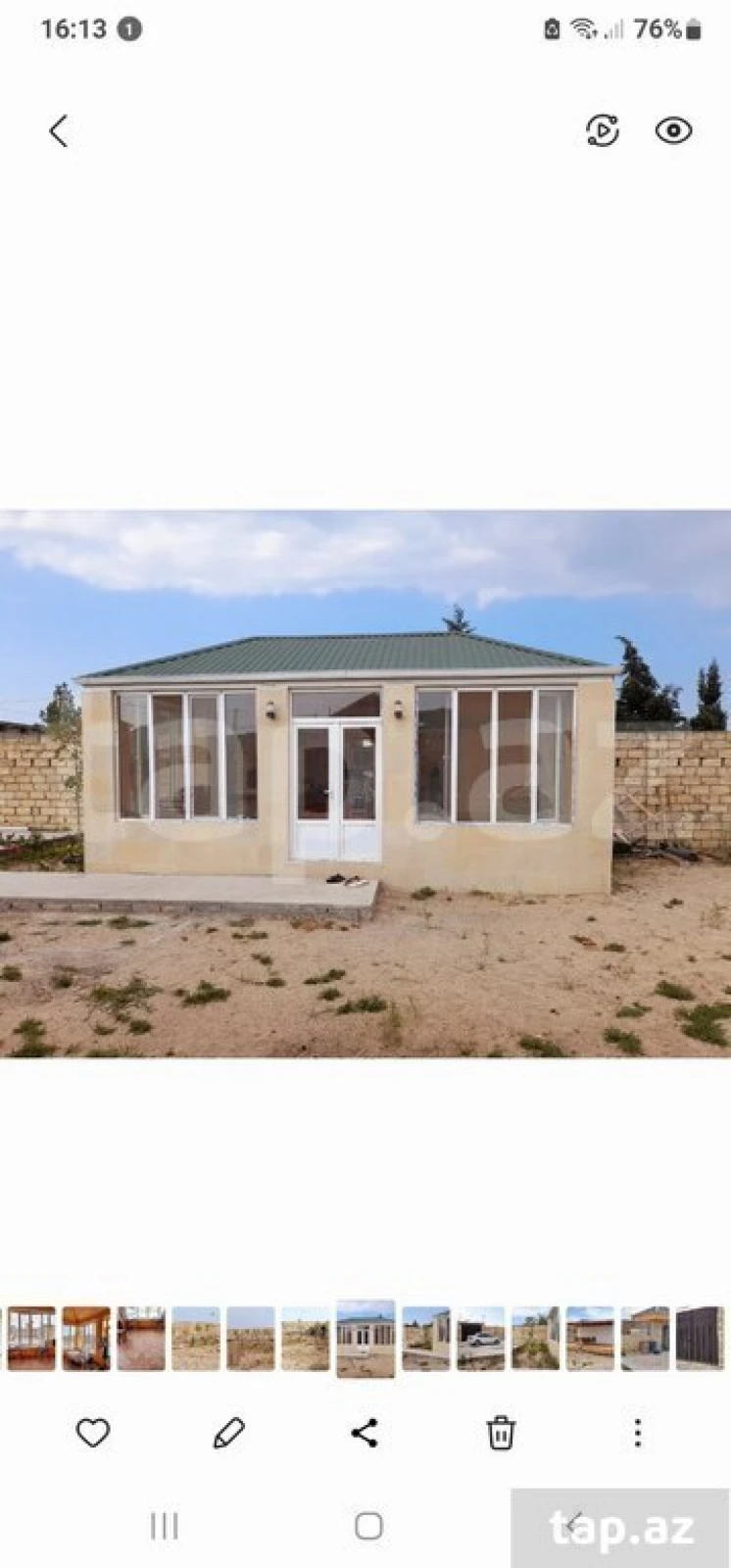 Satılır 1 otaqlı həyət evi