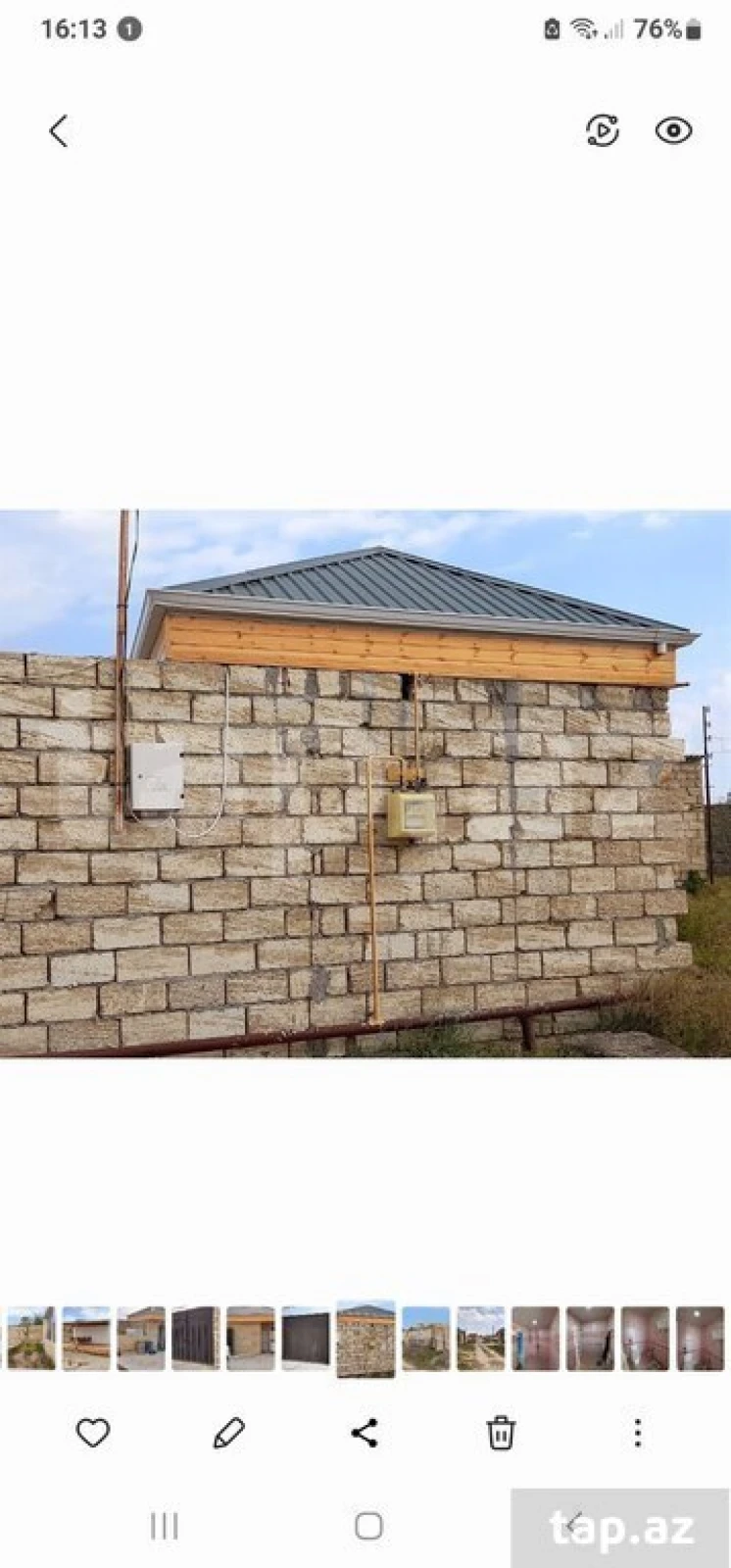 Satılır 1 otaqlı həyət evi