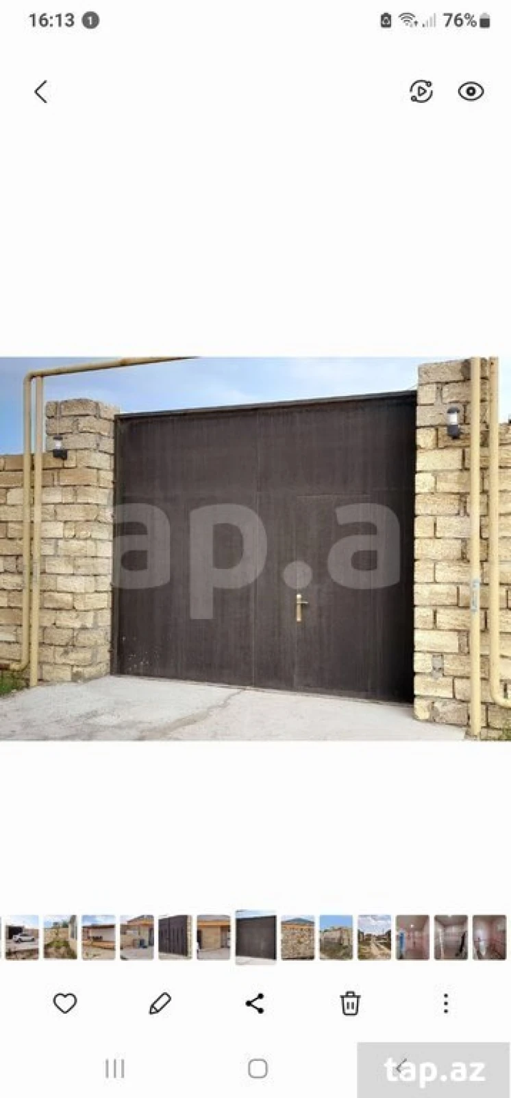 Satılır 1 otaqlı həyət evi