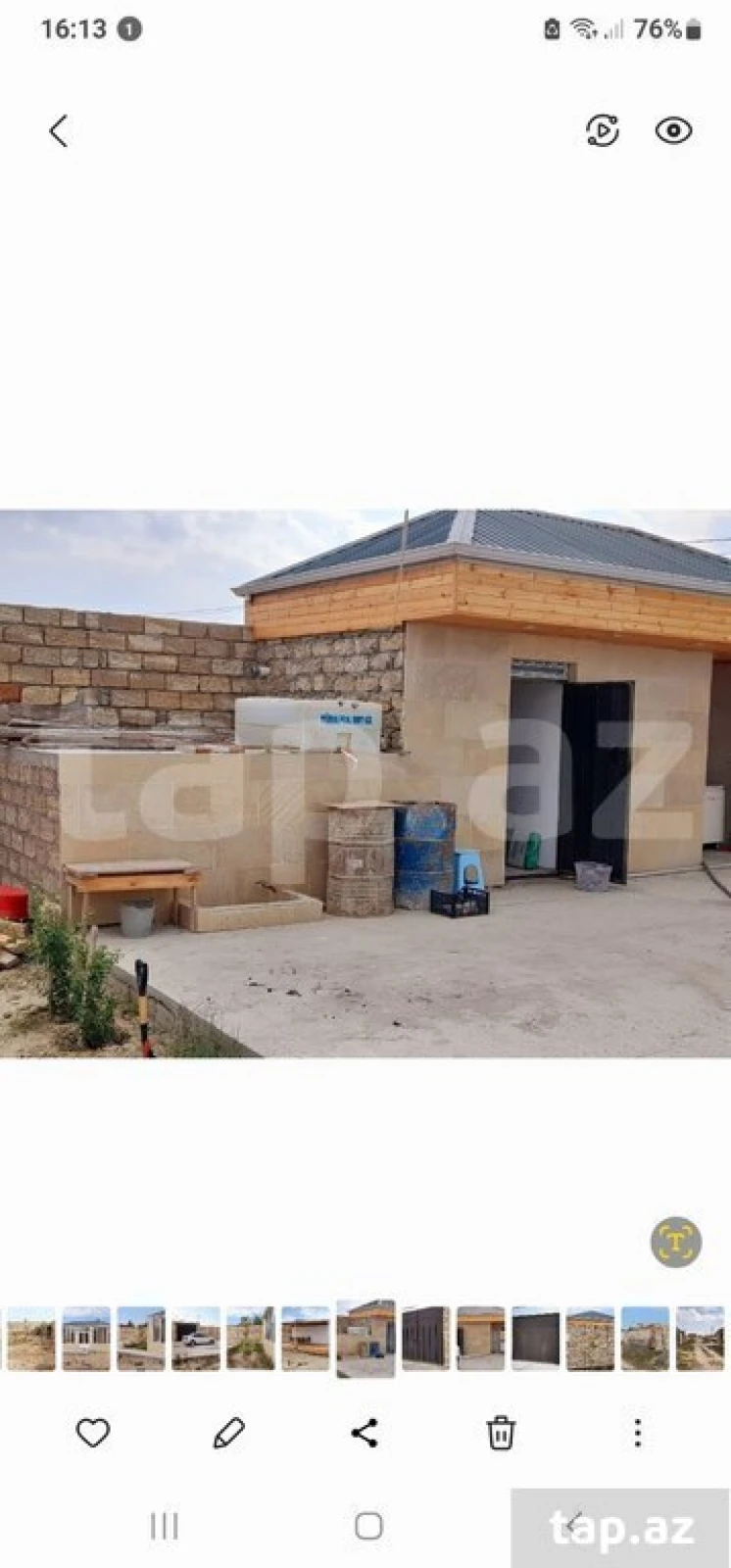 Satılır 1 otaqlı həyət evi