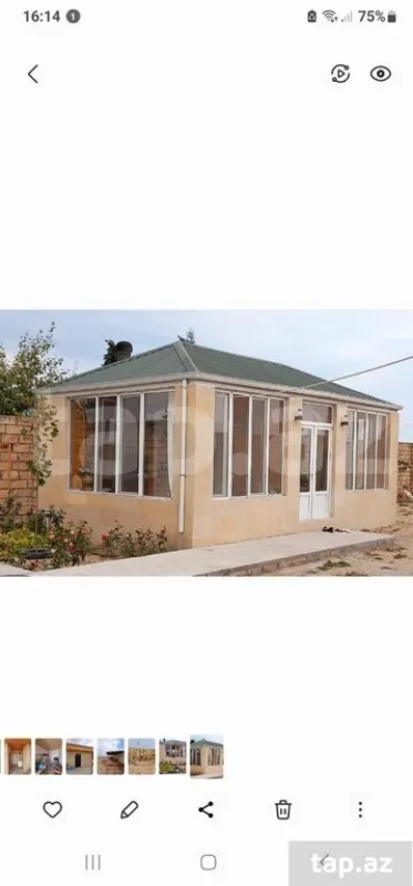 Satılır 1 otaqlı həyət evi