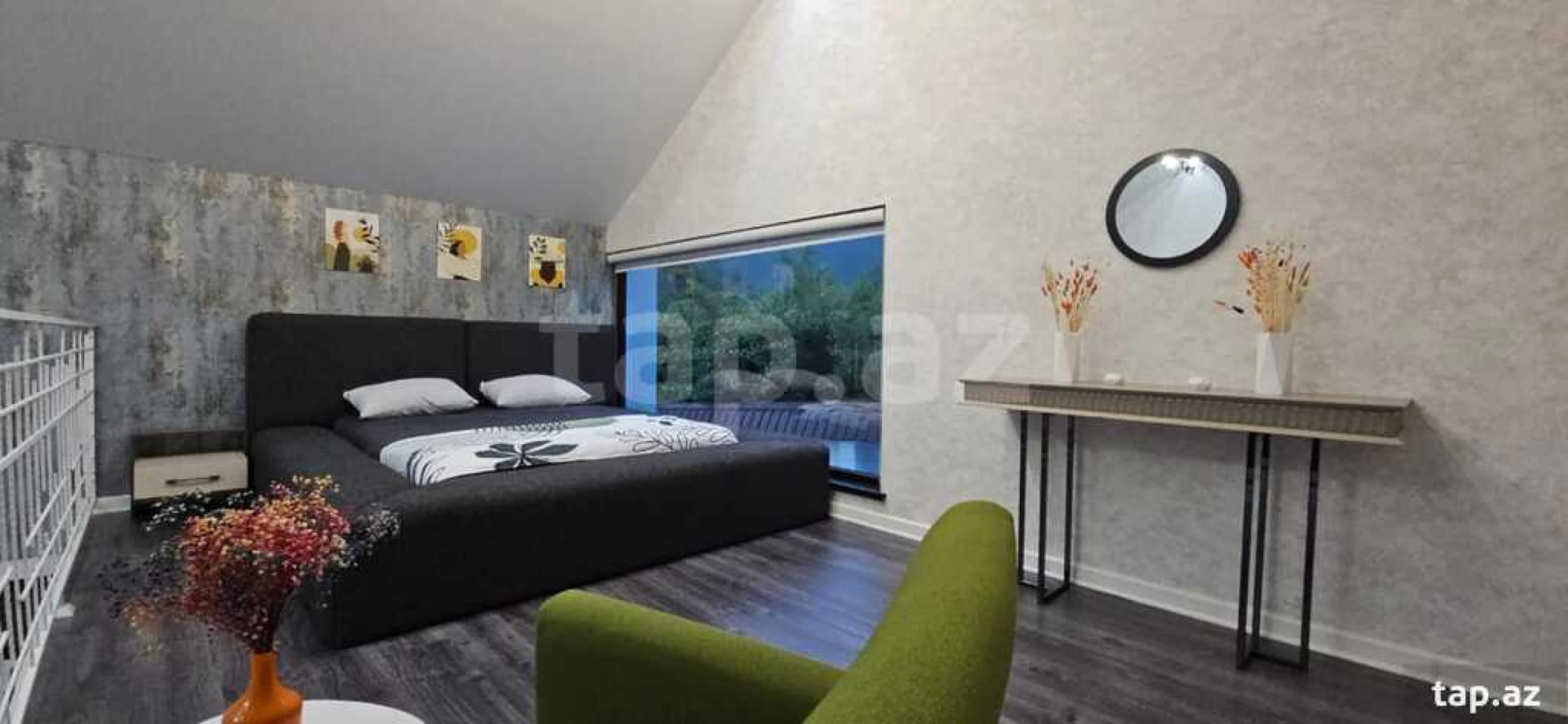 Kirayə verilir 3 otaqlı həyət evi