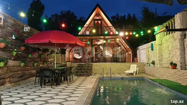 Kirayə verilir 3 otaqlı həyət evi — Qəbələ 3 otaq