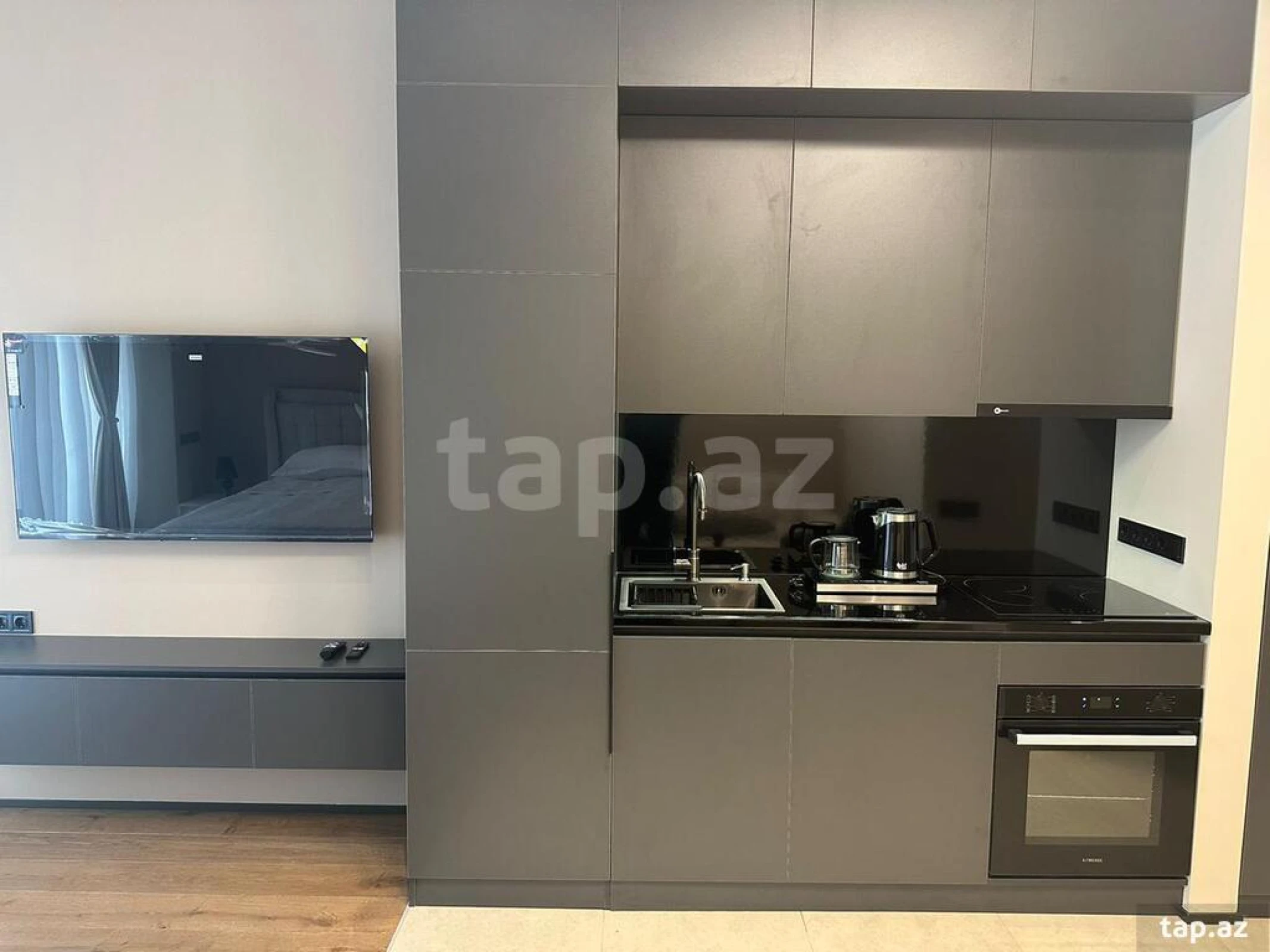 Kirayə verilir 1 otaqlı yeni tikili 44 m²