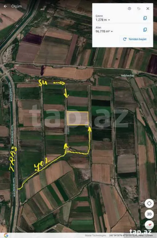 Satılır torpaq sahəsi