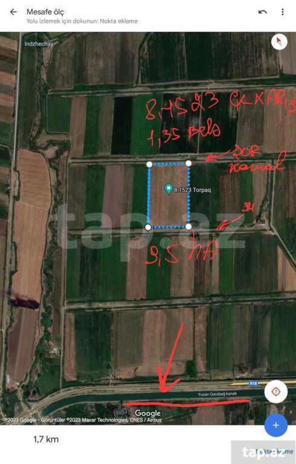 Satılır torpaq sahəsi