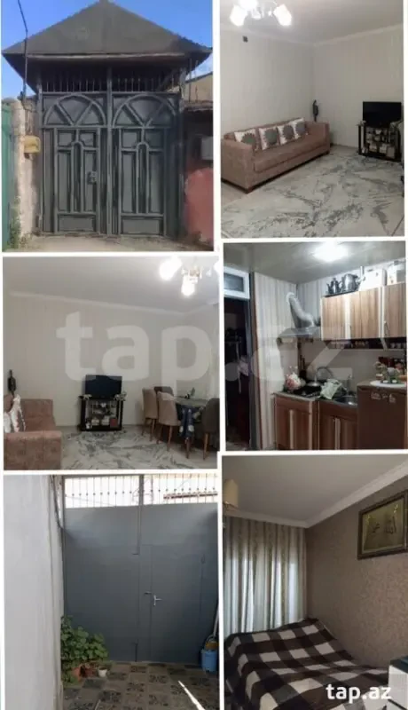 Satılır 2 otaqlı həyət evi 60 m²