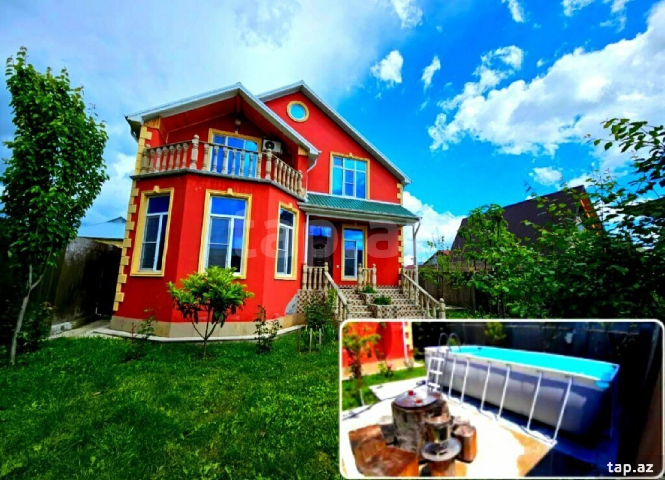 Kirayə verilir 5 otaqlı həyət evi