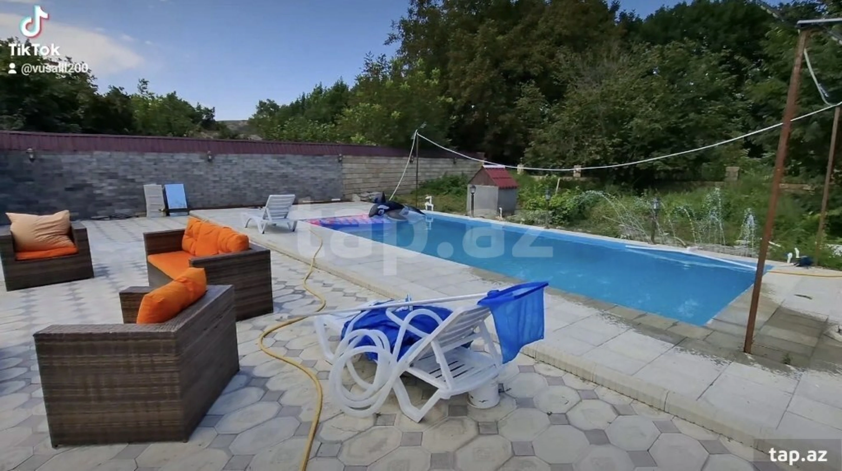 Kirayə verilir 4 otaqlı həyət evi