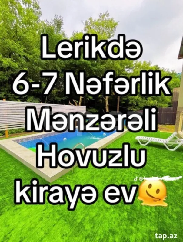 Kirayə verilir 3 otaqlı həyət evi