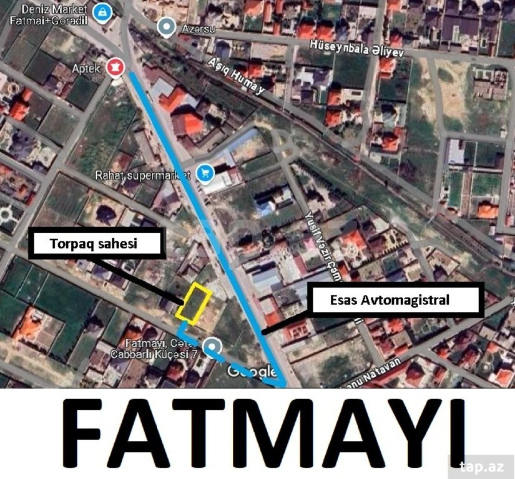 Satılır torpaq sahəsi