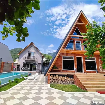 Kirayə verilir 4 otaqlı həyət evi — Qəbələ 4 otaq