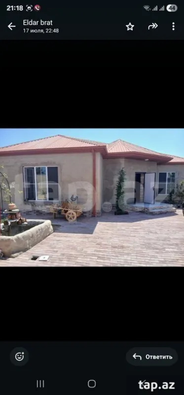 Satılır 4 otaqlı həyət evi