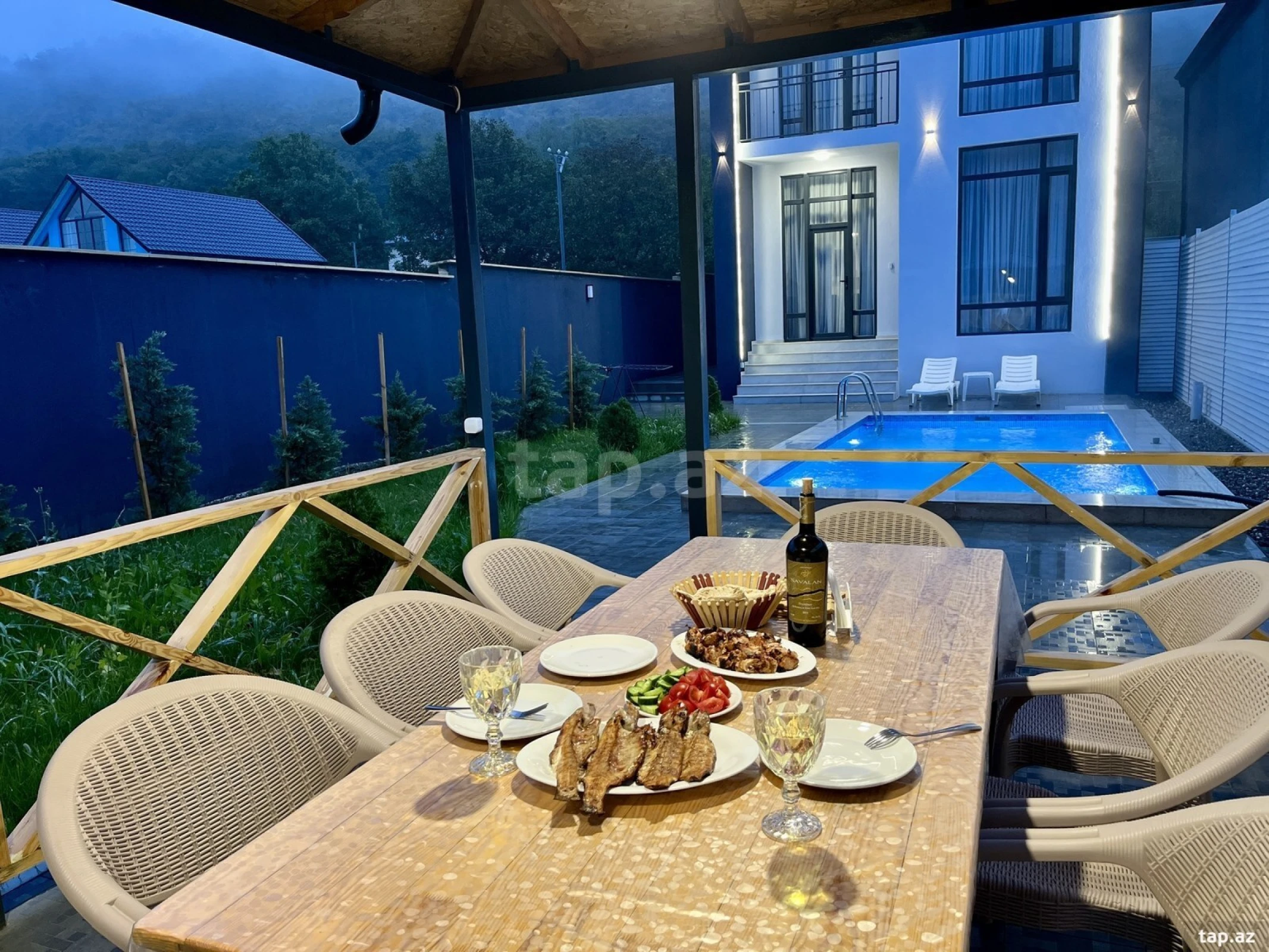 Kirayə verilir 4 otaqlı həyət evi