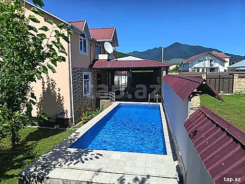 Kirayə verilir 4 otaqlı həyət evi — Qəbələ 4 otaq