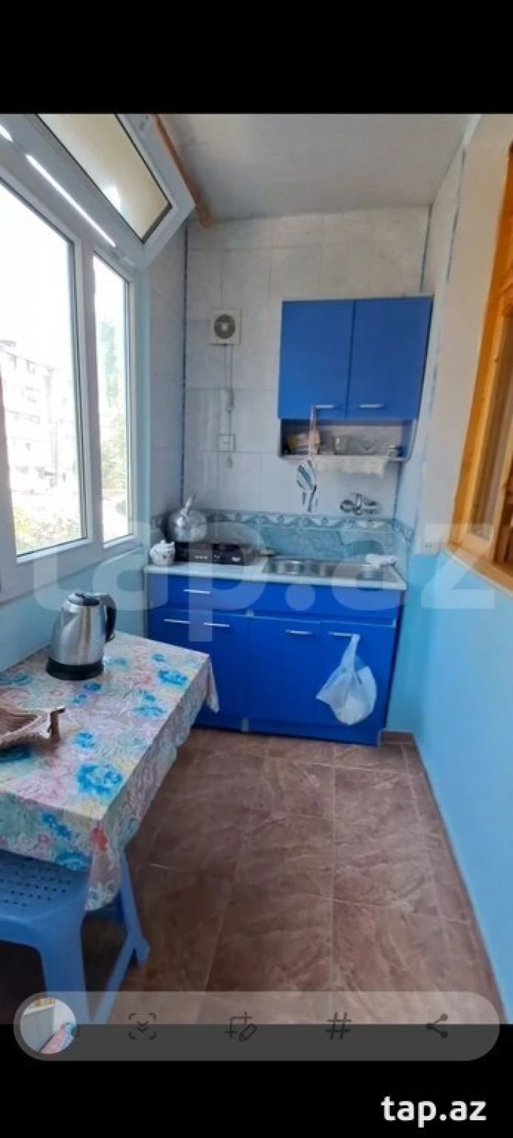 Satılır 2 otaqlı mənzil 37 m²