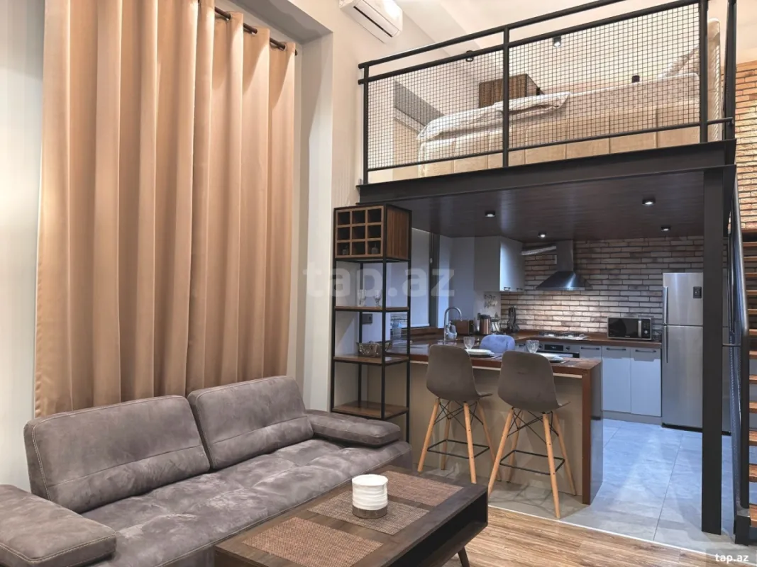 Kirayə verilir 1 otaqlı mənzil 50 m²