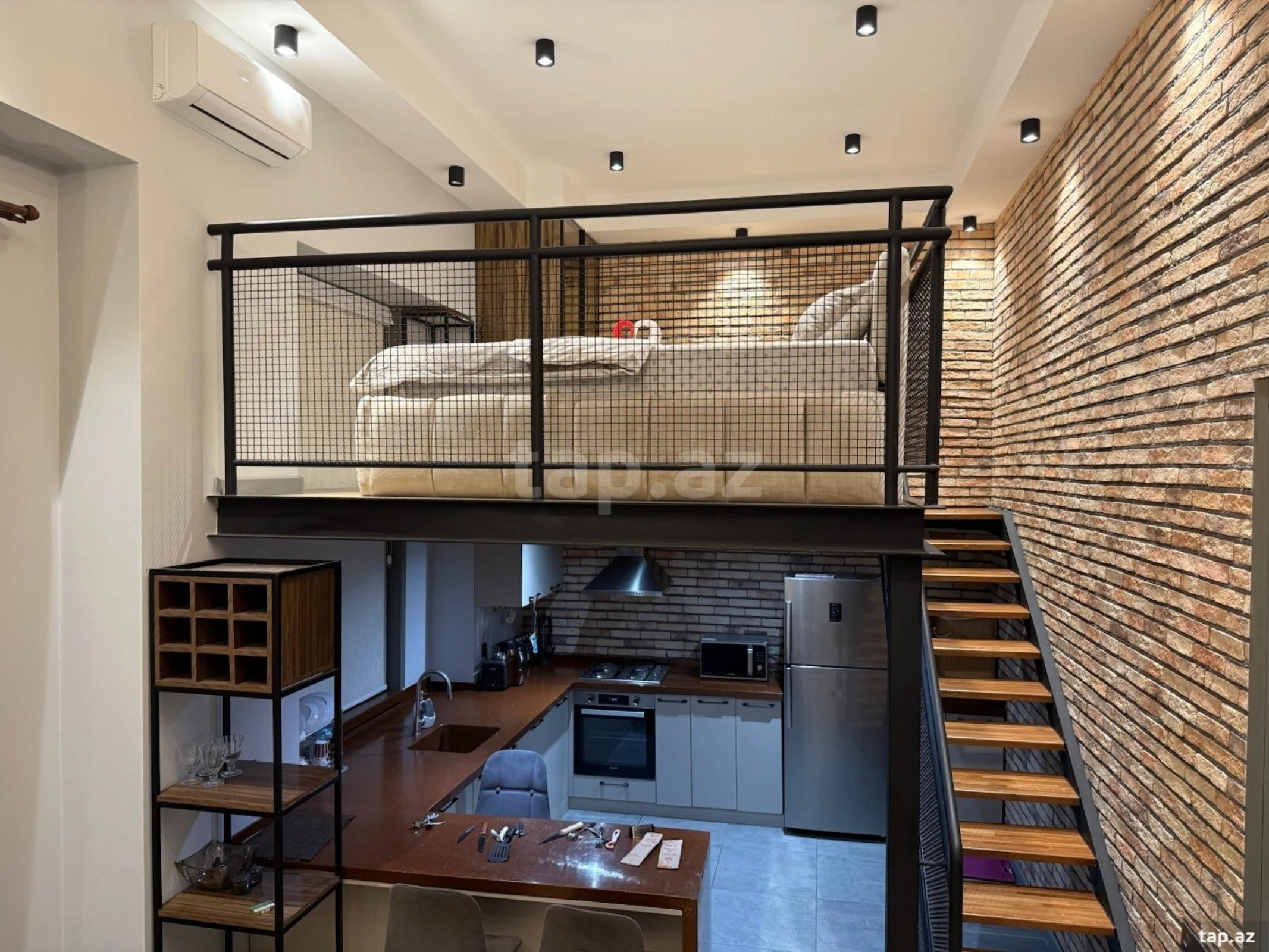 Kirayə verilir 1 otaqlı mənzil 50 m²