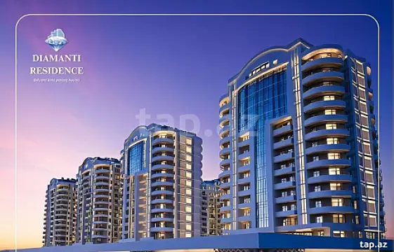 Satılır 1 otaqlı yeni tikili 57 m²