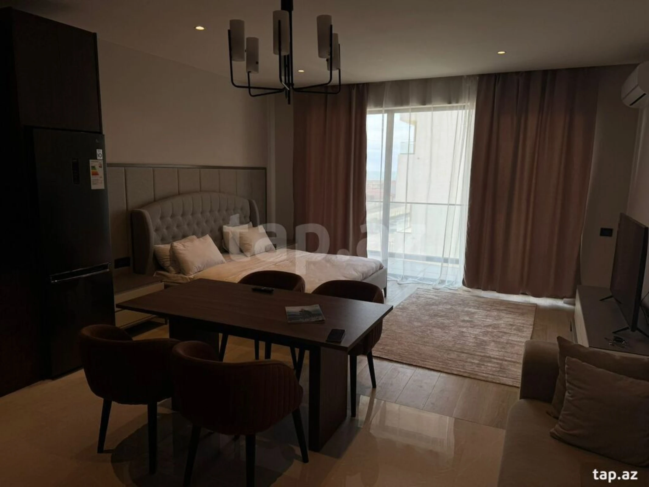 Kirayə verilir 1 otaqlı yeni tikili 60 m²