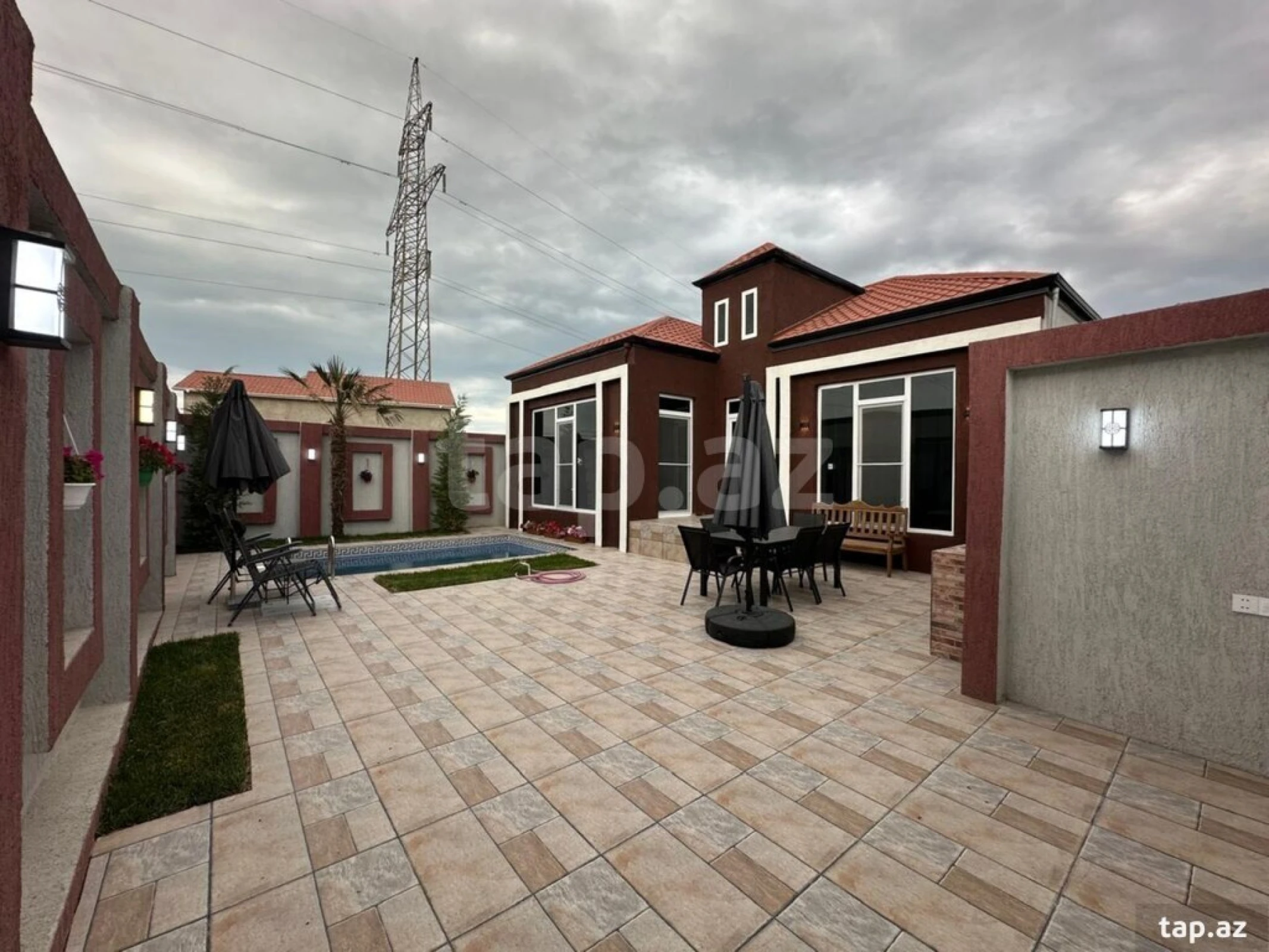 Kirayə verilir 3 otaqlı həyət evi