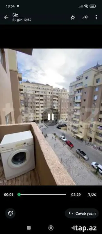 Kirayə verilir 2 otaqlı yeni tikili 46 m²