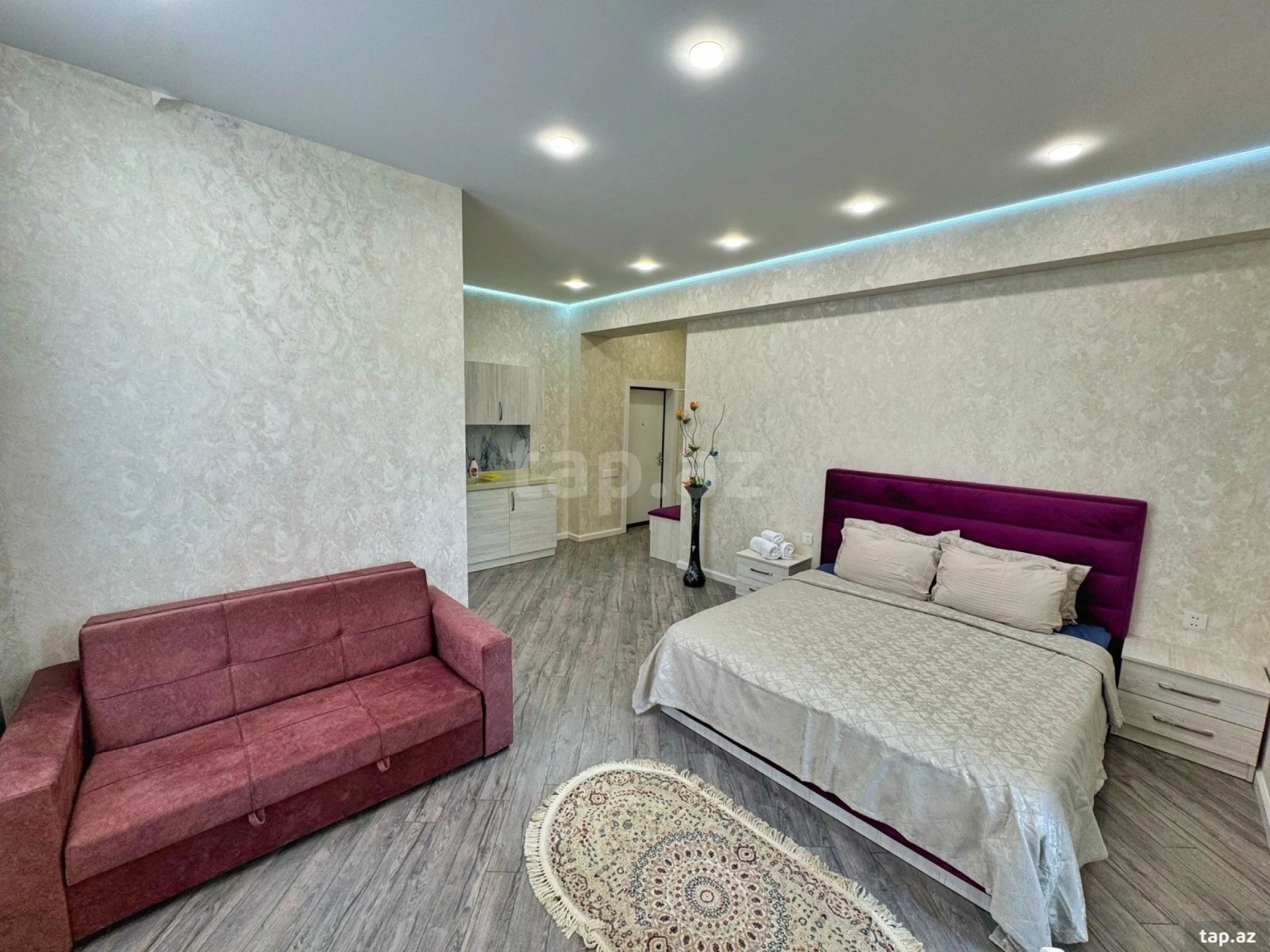 Kirayə verilir 1 otaqlı yeni tikili 45 m²