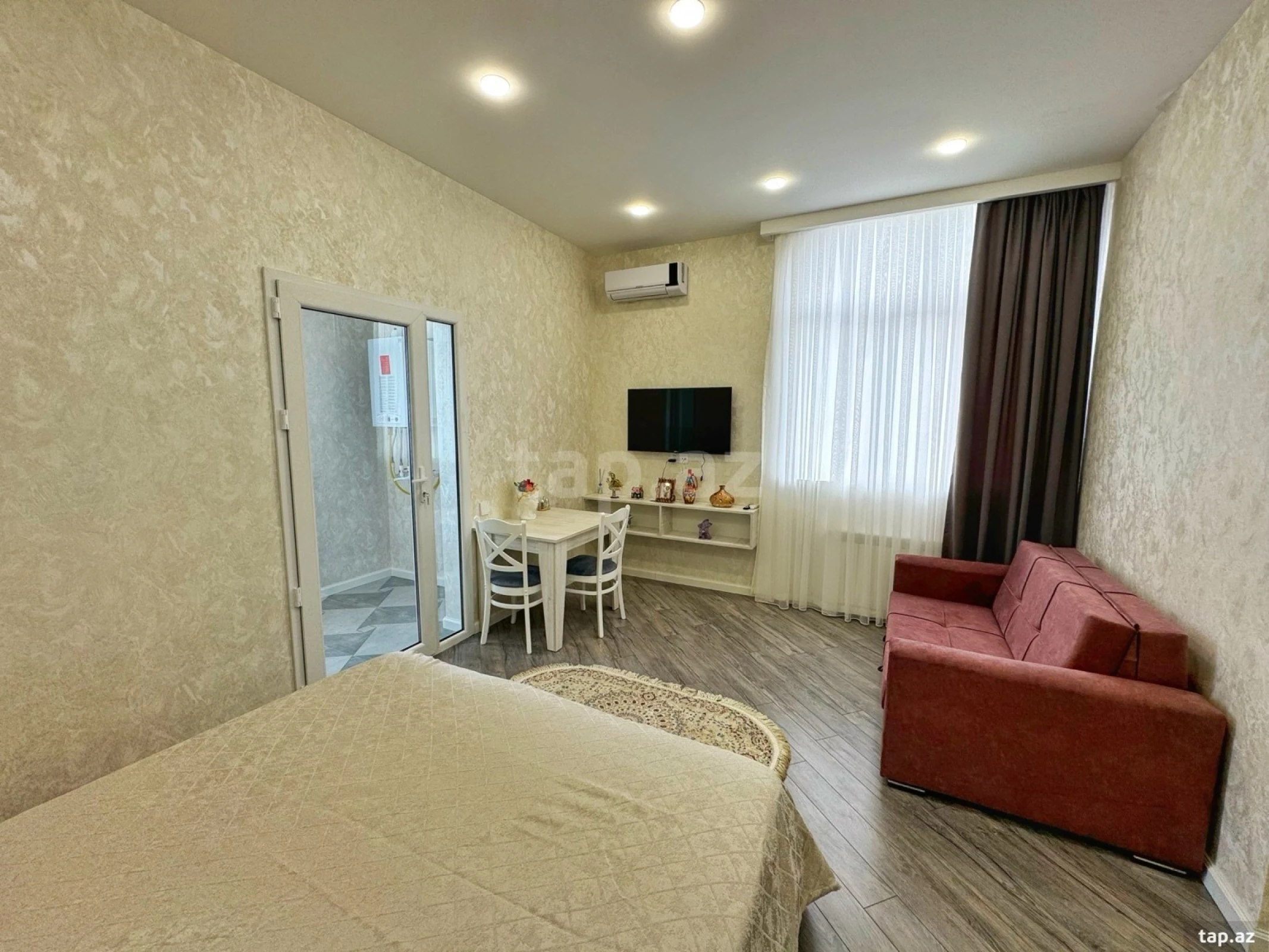 Kirayə verilir 1 otaqlı yeni tikili 45 m²