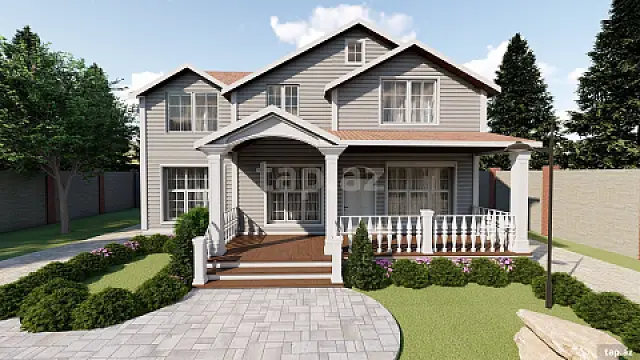 Satılır 6 otaqlı həyət evi — Bakı, Mərdəkan 6 otaq