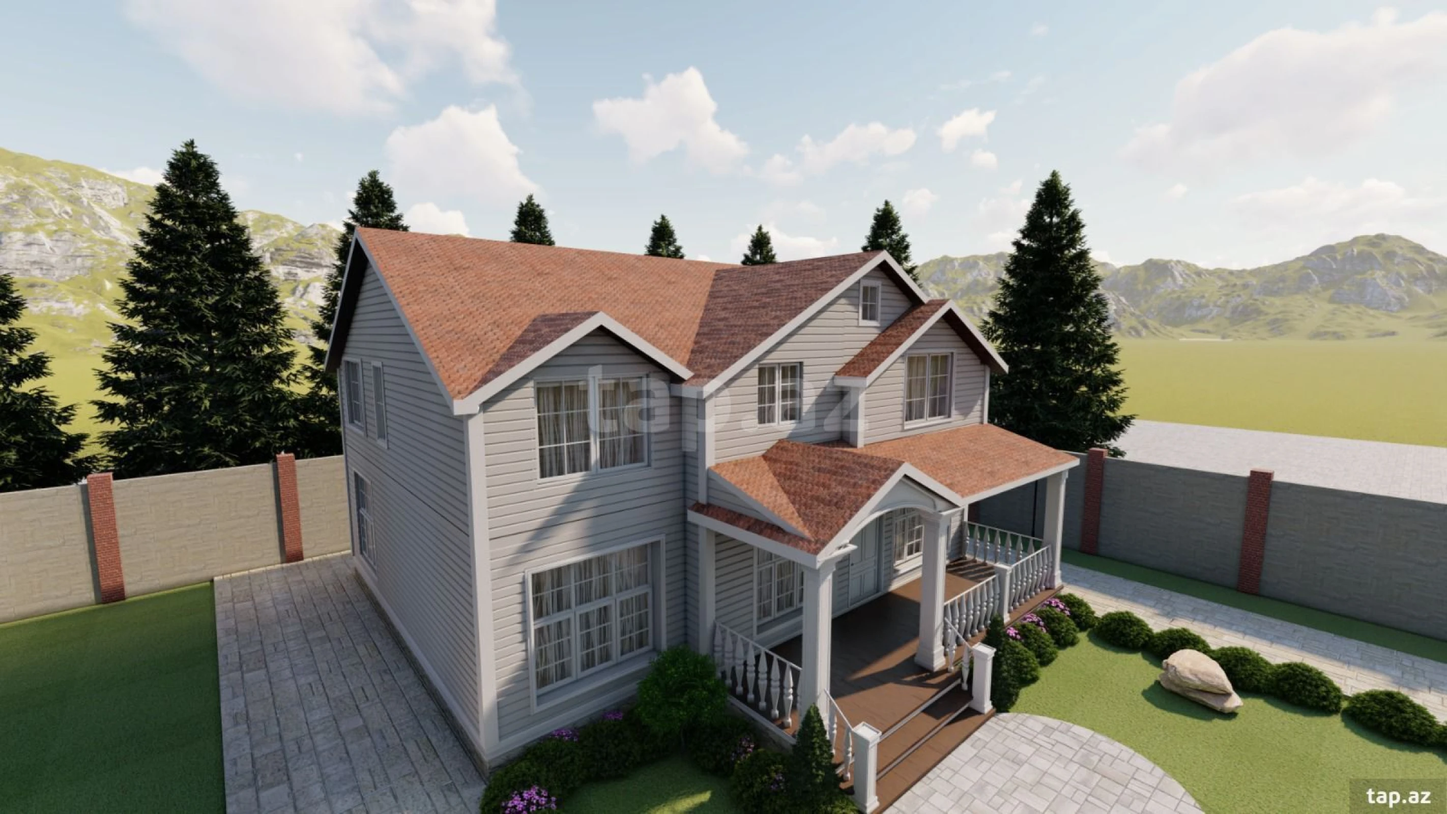 Satılır 6 otaqlı həyət evi