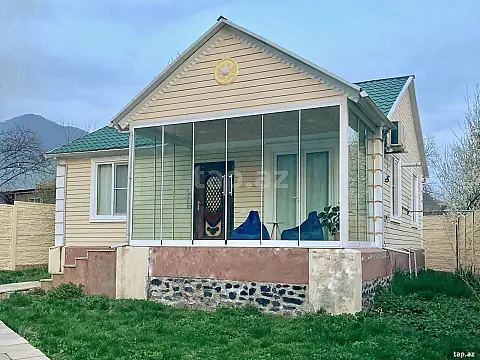 Kirayə verilir 3 otaqlı həyət evi — Qəbələ 3 otaq