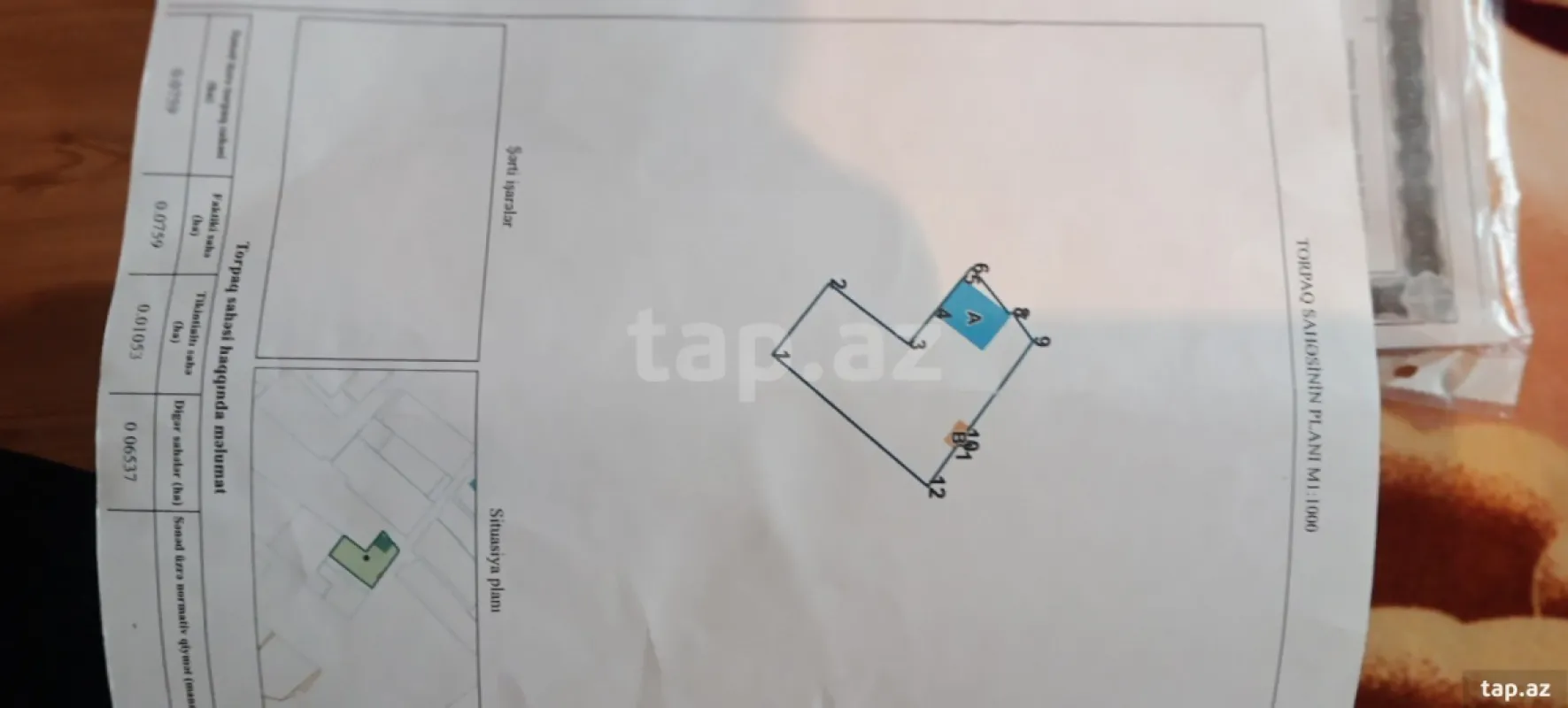 Satılır torpaq sahəsi