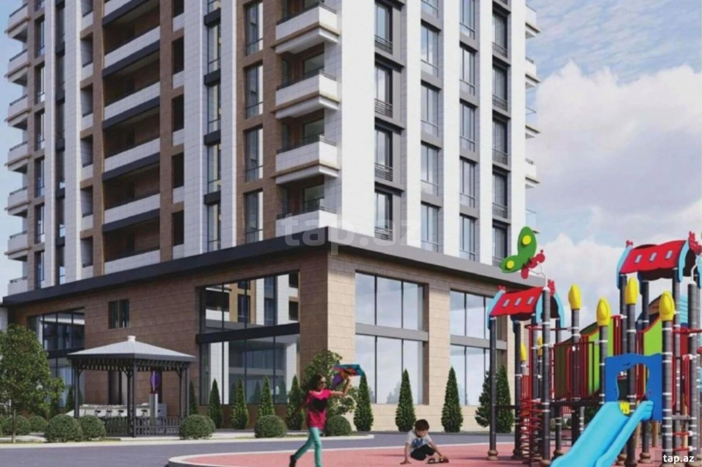 Satılır 1 otaqlı yeni tikili 55 m²