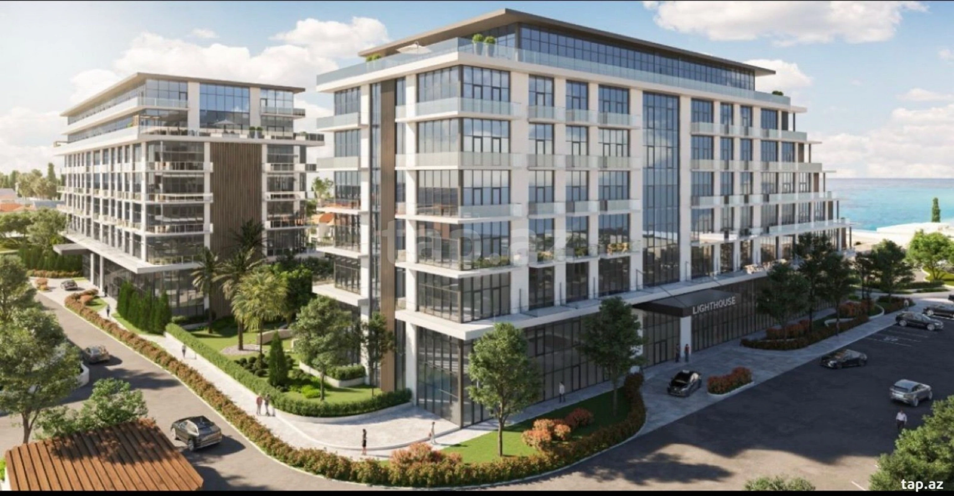 Kirayə verilir 1 otaqlı yeni tikili 50 m²