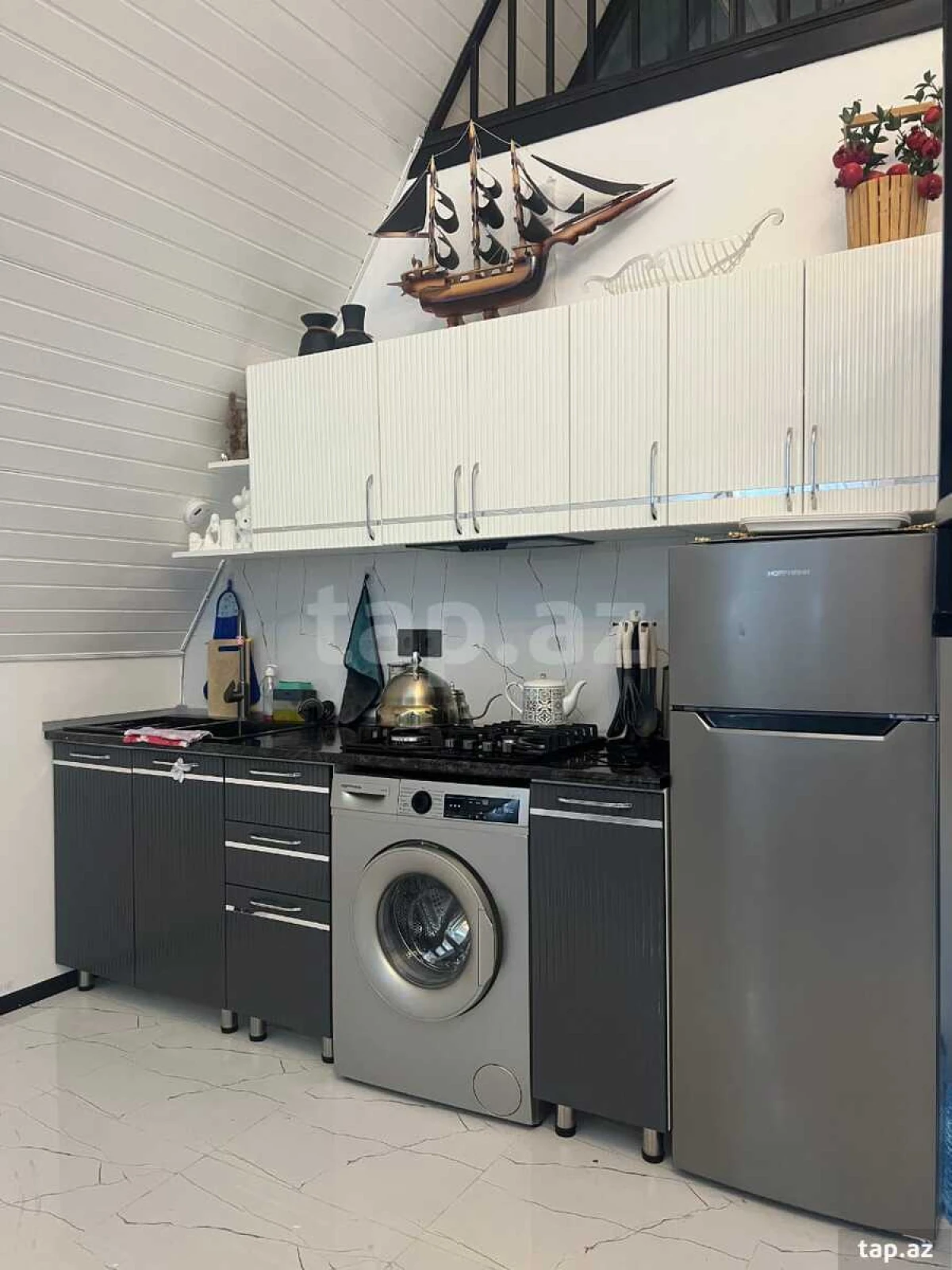 Kirayə verilir 3 otaqlı həyət evi