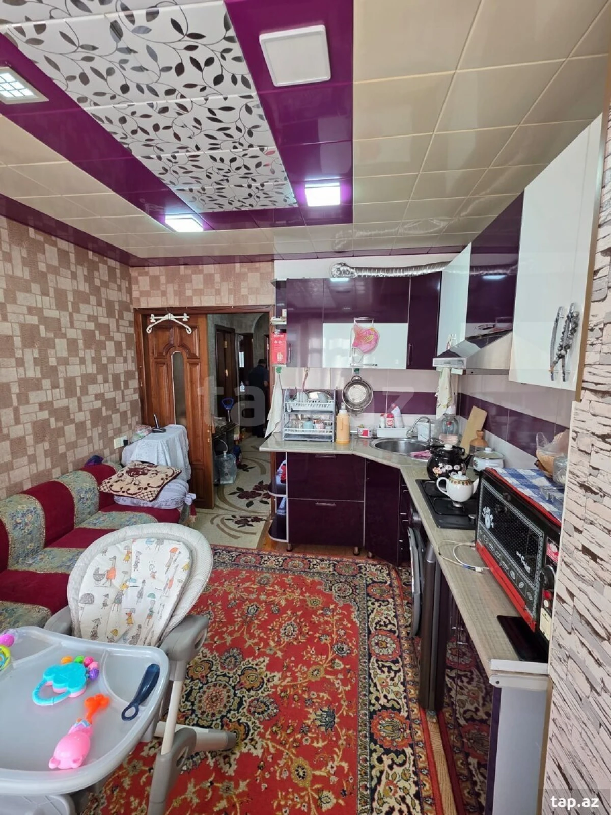Satılır 3 otaqlı mənzil 72 m²