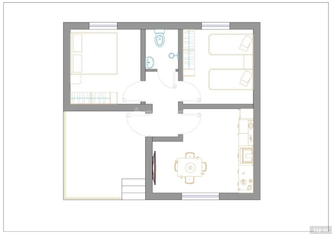 Satılır 18 otaqlı həyət evi