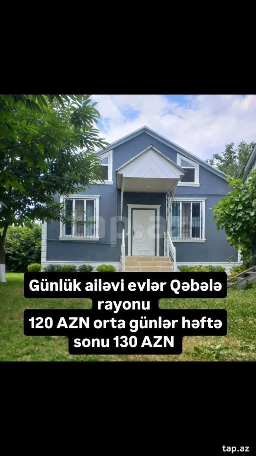 Kirayə verilir 3 otaqlı həyət evi