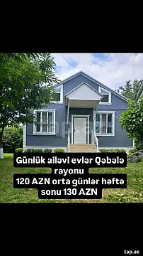 Kirayə verilir 3 otaqlı həyət evi