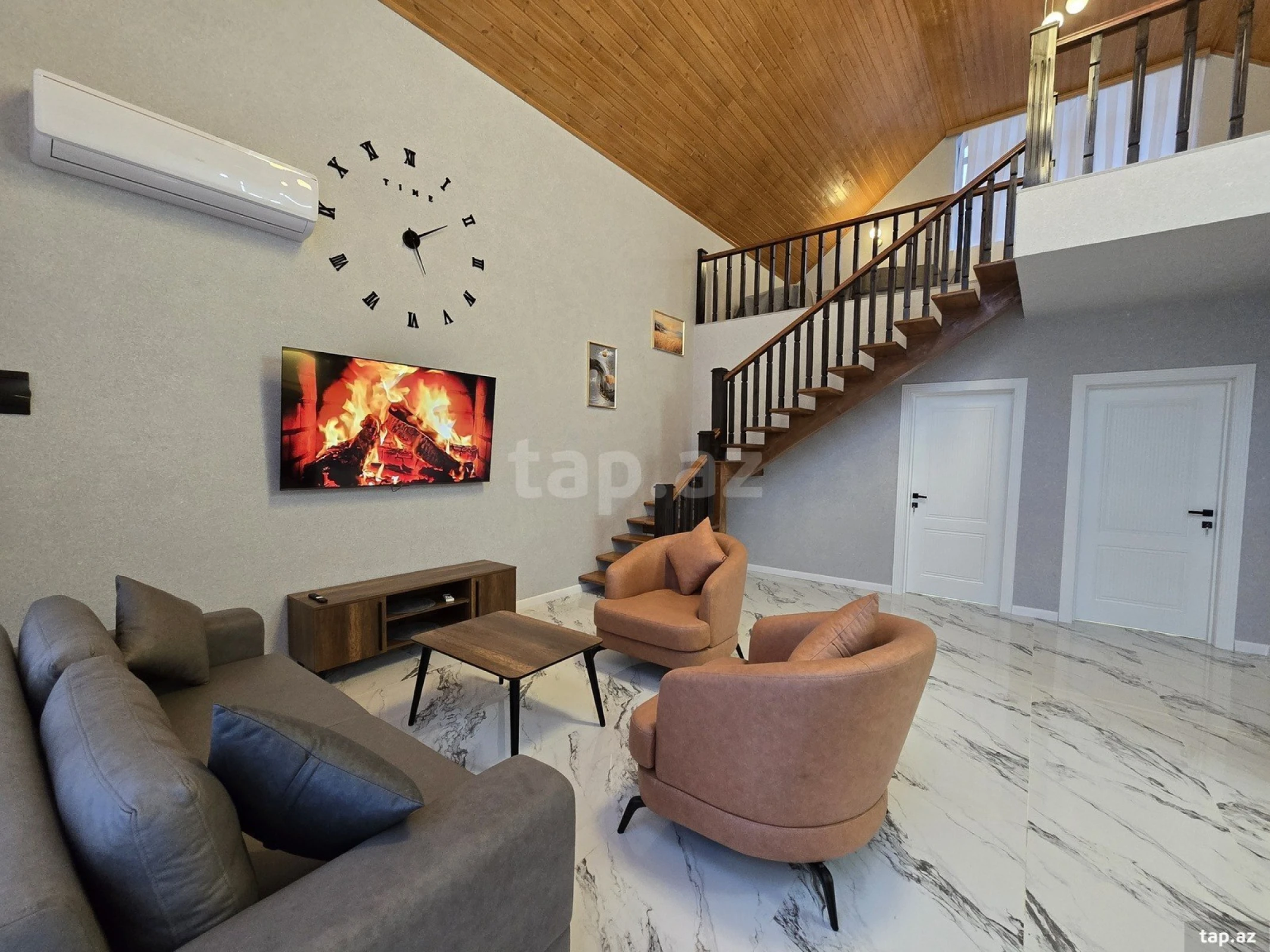 Kirayə verilir 3 otaqlı həyət evi