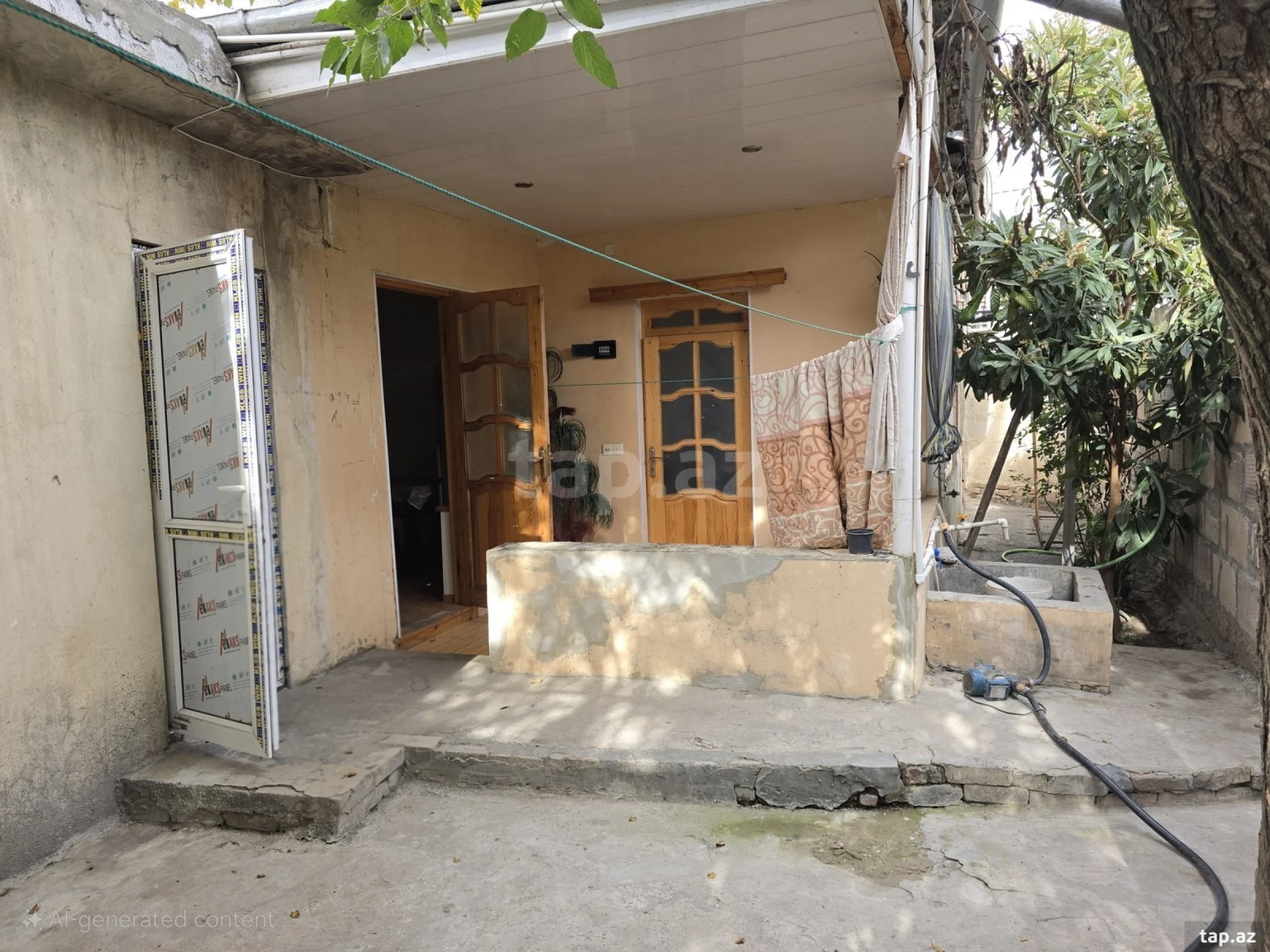 Kirayə verilir 3 otaqlı həyət evi