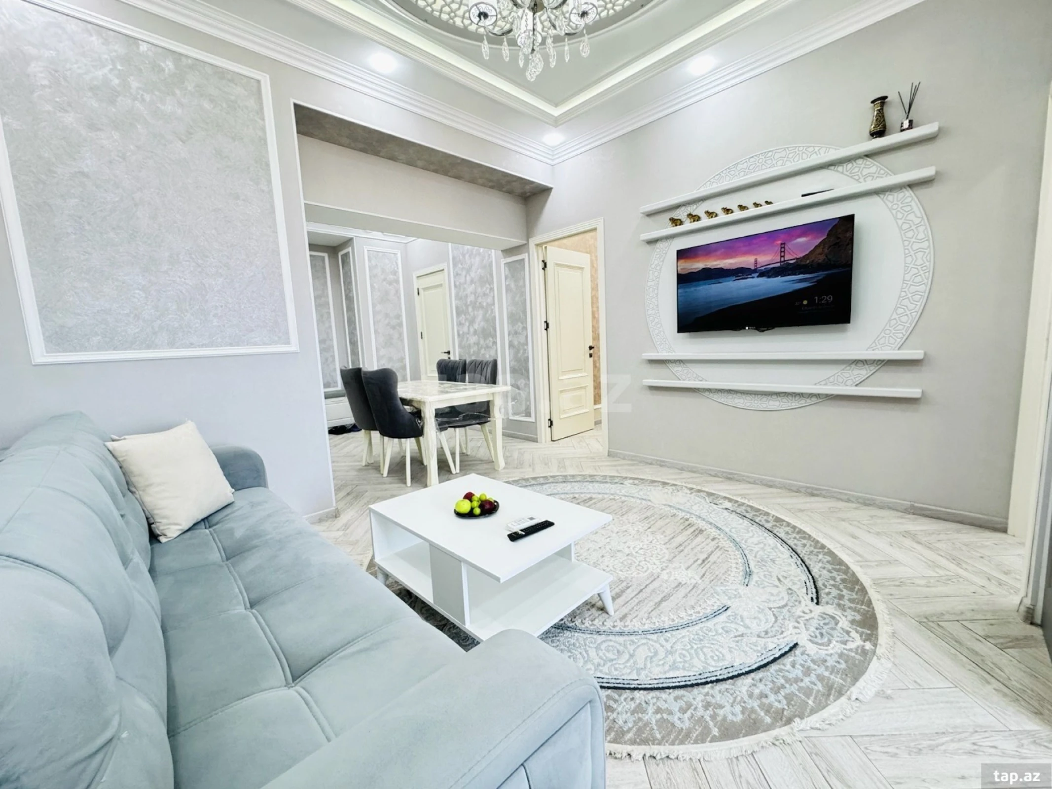 Kirayə verilir 3 otaqlı yeni tikili 80 m²