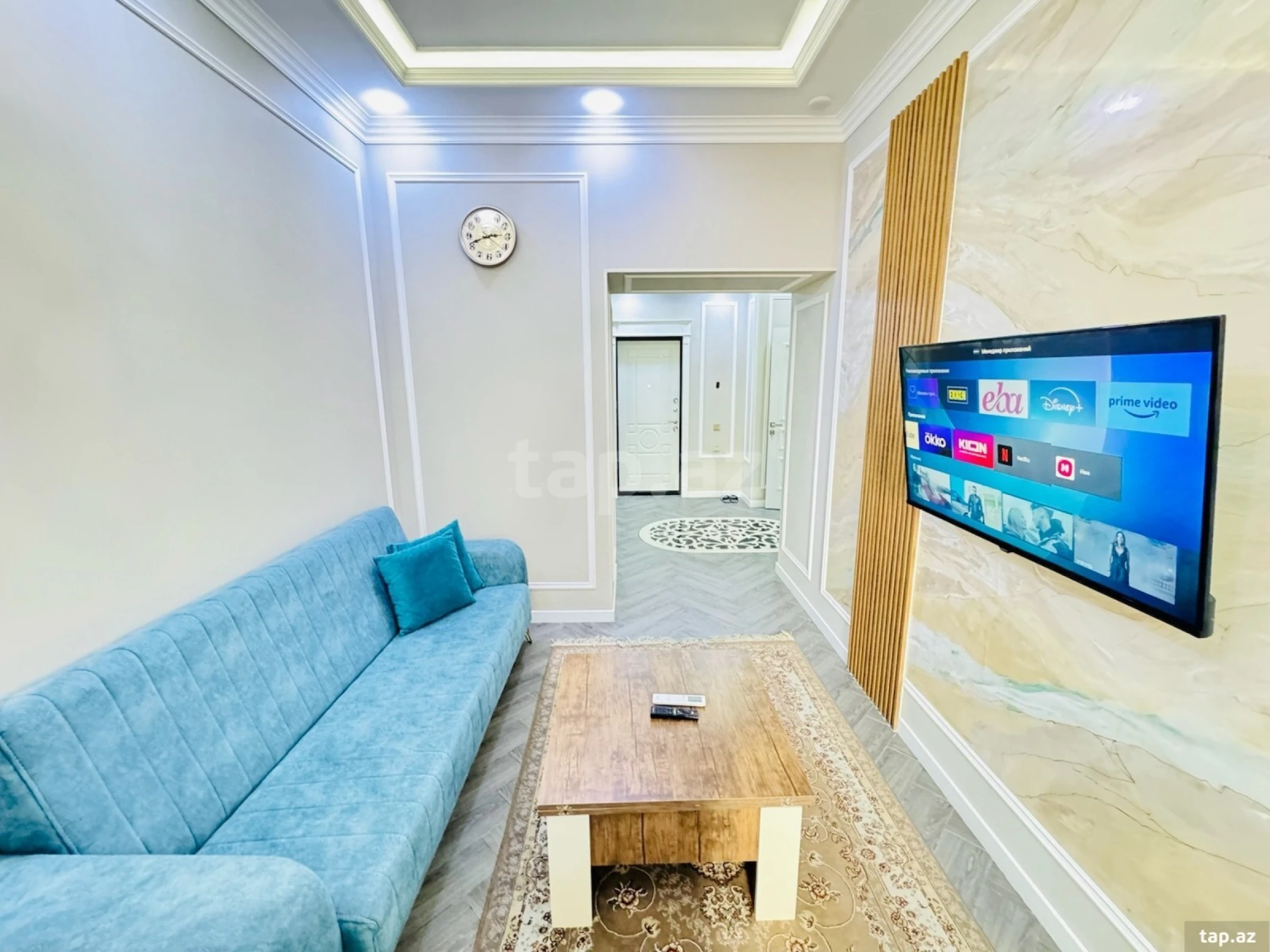 Kirayə verilir 3 otaqlı yeni tikili 80 m²