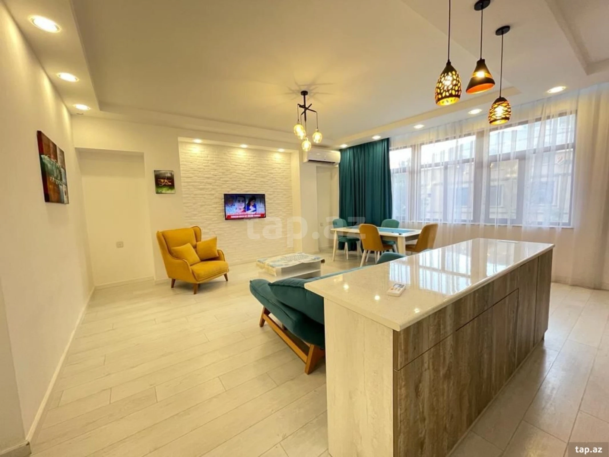 Kirayə verilir 3 otaqlı yeni tikili 110 m²