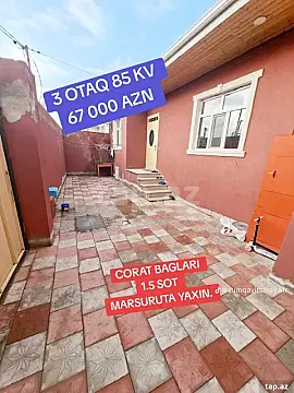 Satılır 3 otaqlı həyət evi — Sumqayıt 3 otaq