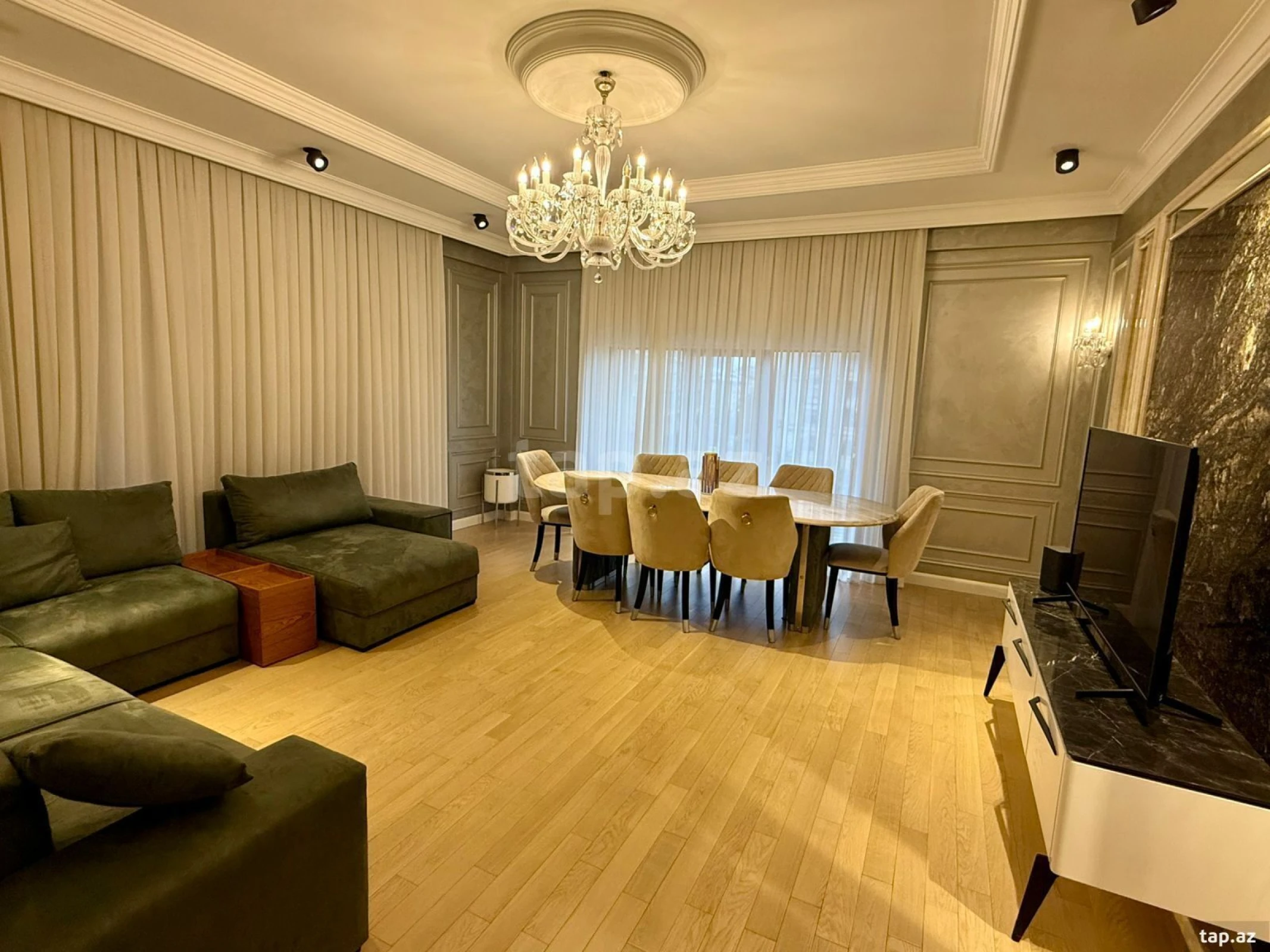 Kirayə verilir 4 otaqlı yeni tikili 200 m²