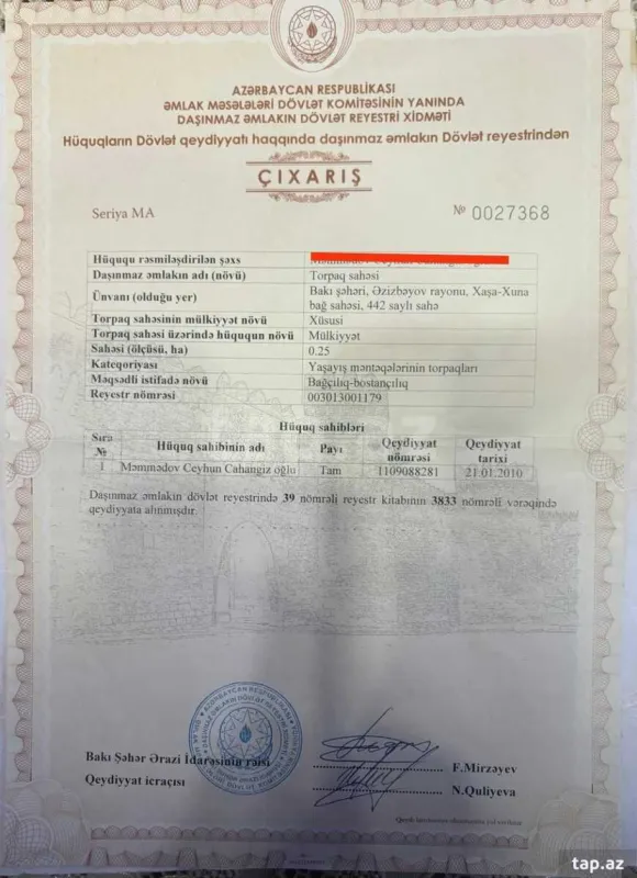 Satılır 3 otaqlı həyət evi