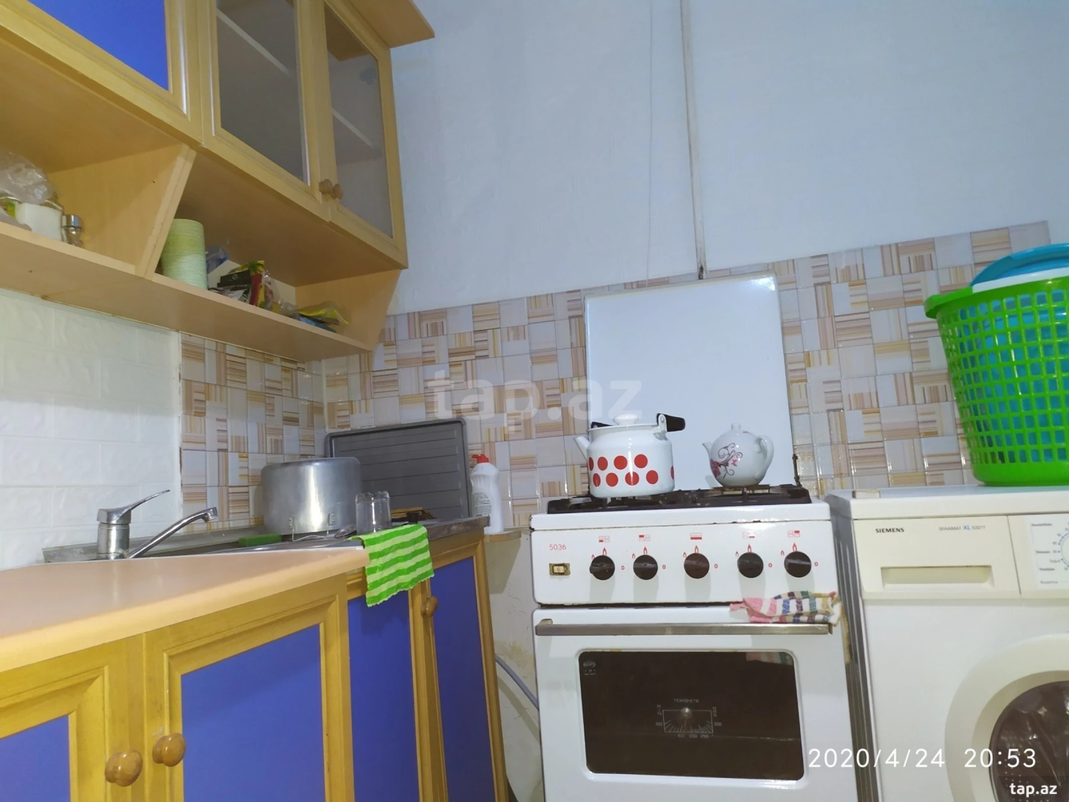 Kirayə verilir 1 otaqlı mənzil 35 m²